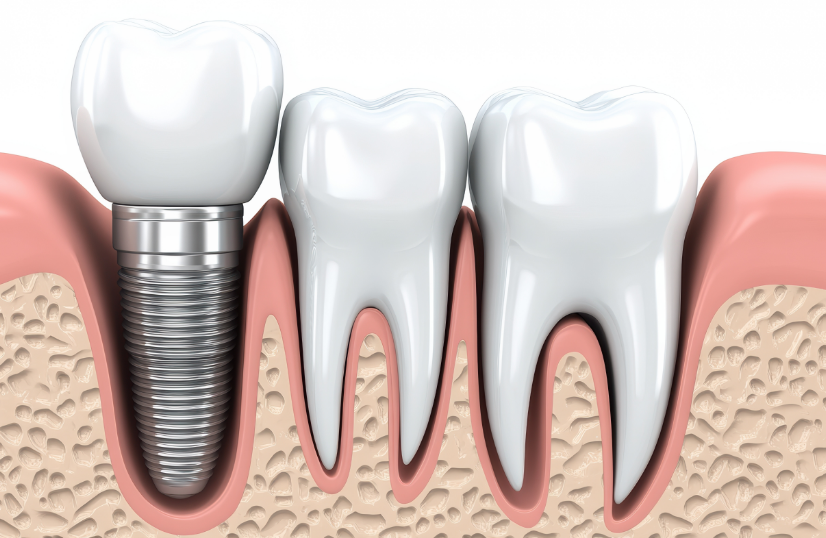 Dental implant diagram